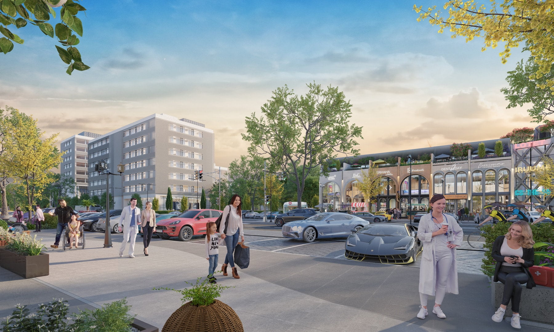 Sinsa District, Eco Town at Sawangan