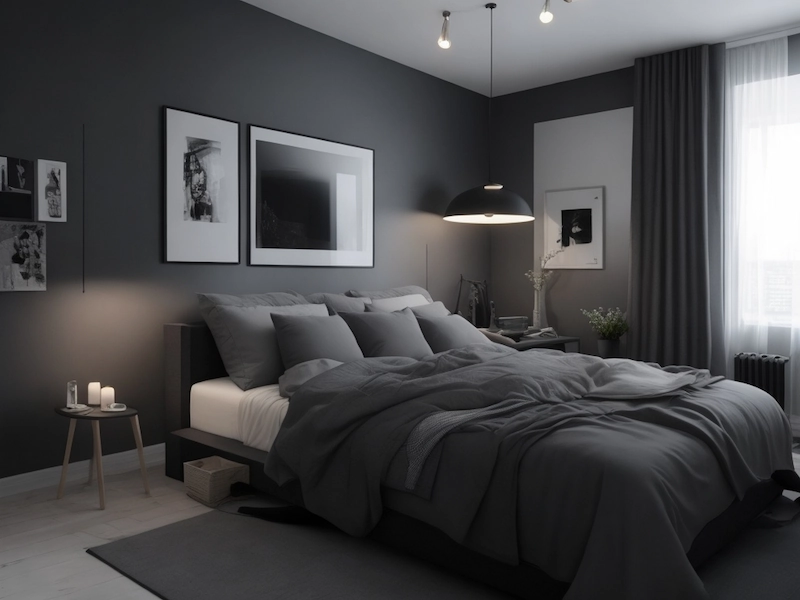 Kamar Tidur Remaja Nuansa Gelap