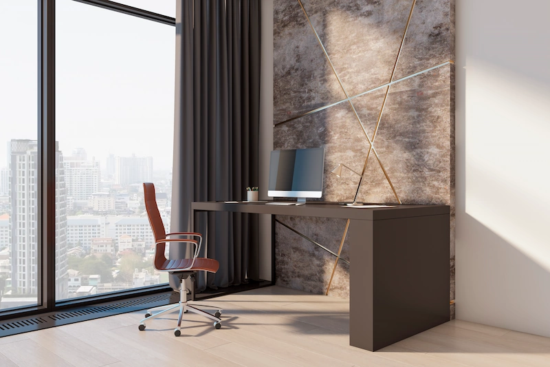 inspirasi warna cat ruang kerja di rumah