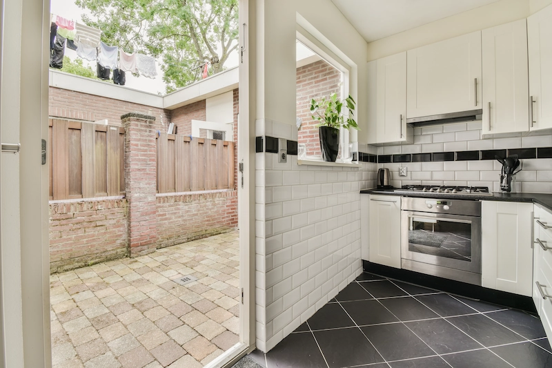 Desain Dapur Mungil Terbuka Semi Outdoor