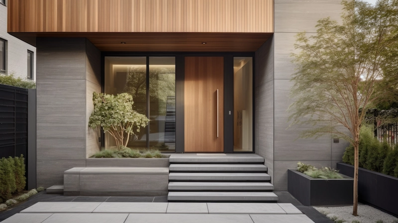 Kombinasi Warna Hitam, Coklat, dan Abu-Abu