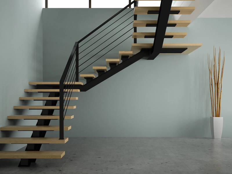 Desain Tangga Rumah Industrial