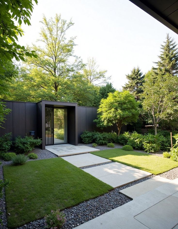 Taman minimalis di depan rumah