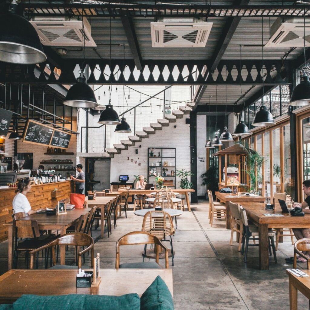 Tampak dalam sebuah cafe dalam artikel cafe instagramable di depok di website ecotown.id
