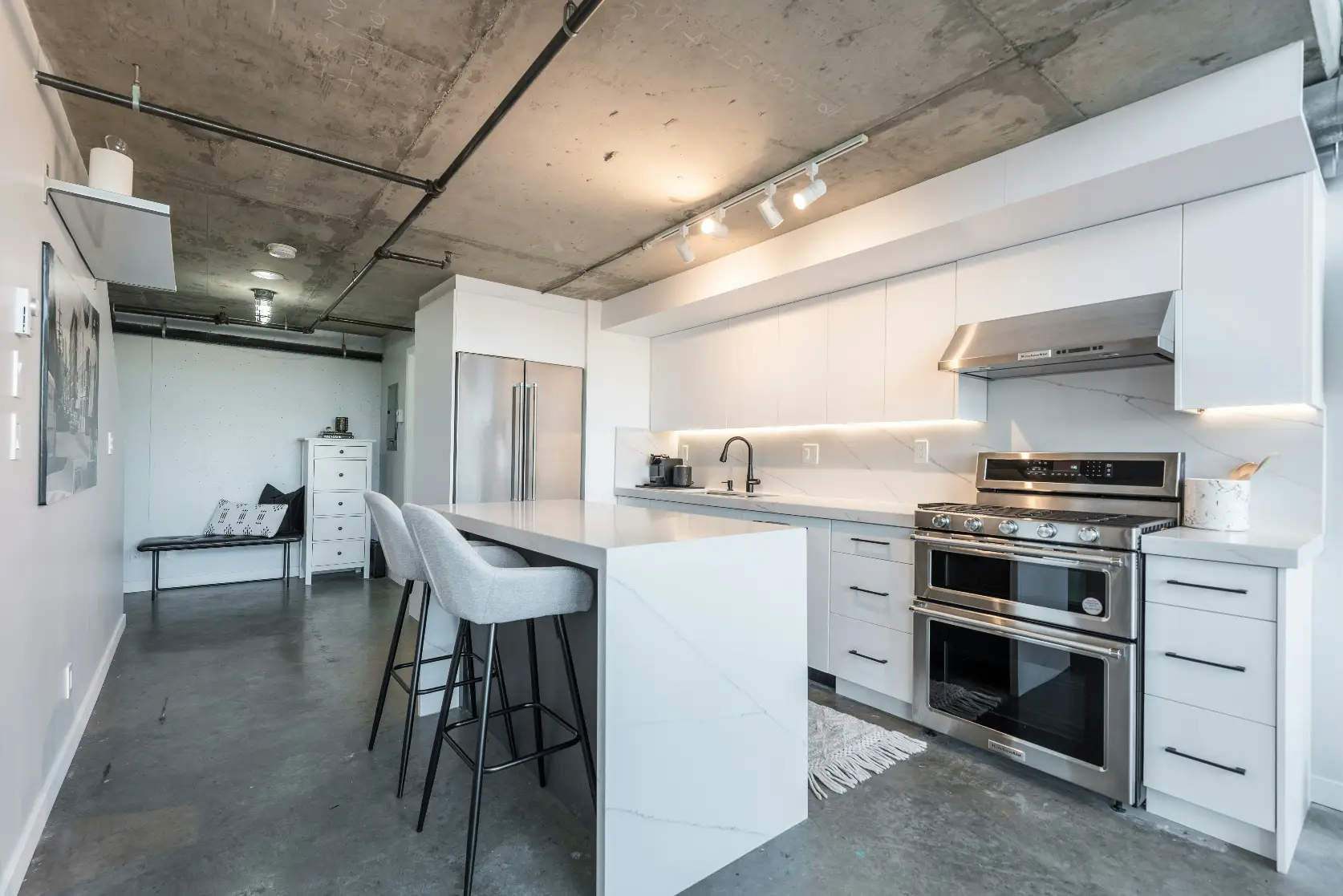 design dapur industrial modern