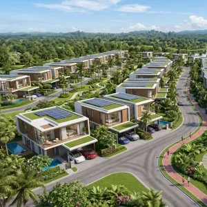 Perumahan Cluster Modern dalam artikel Fasilitas Perumahan Cluster Modern di website Ecotown.id