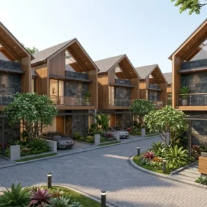 Ilustrasi perumahan cluster dalam artikel Perumahan Cluster Fasilitas Terlengkap di Depok di website Ecotown.id